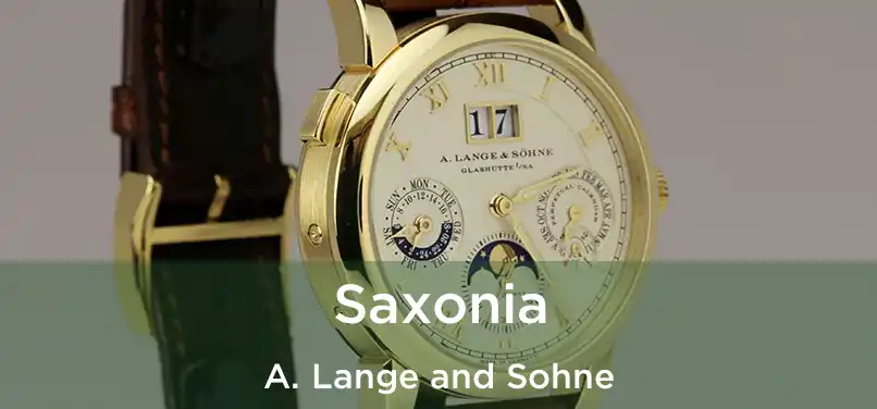 Saxonia A. Lange and Sohne